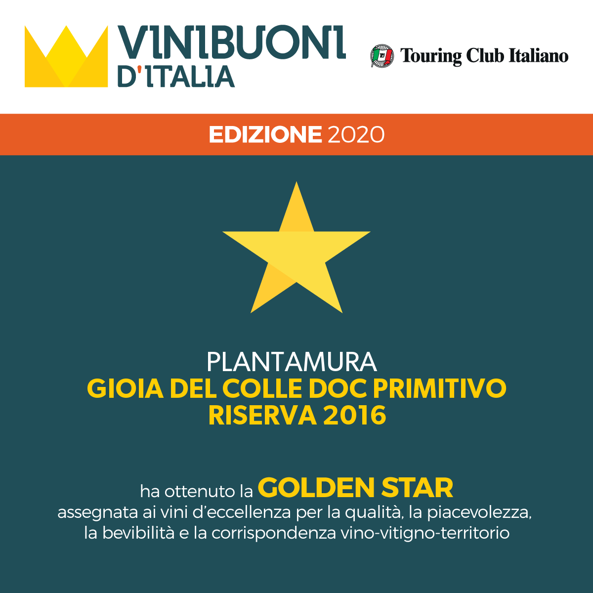 Plantamura. Gioia del Colle Primitivo Riserva